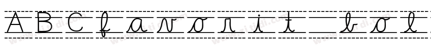 ABCfavorit bold字体转换